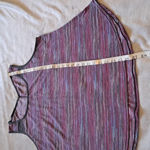 Cuddl Duds ClimateRight Tank Top | Heathered Purple Gray | L (14β16) - Picture 6 of 7